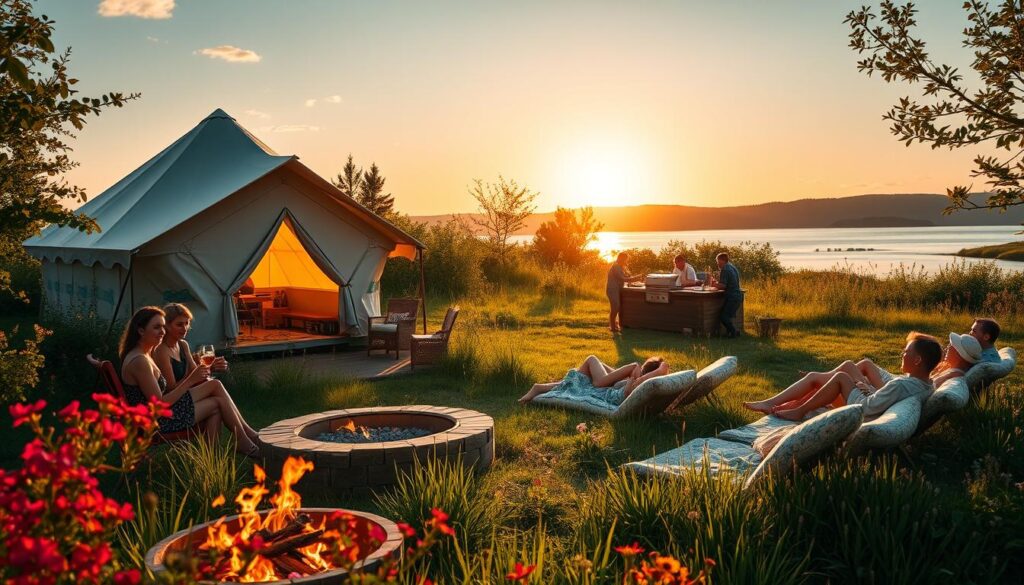 Fun glamping activities