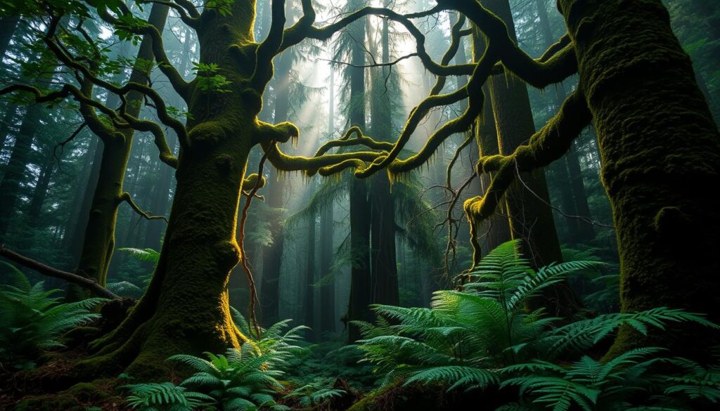 Hoh Rainforest in Olympic National Park, one of America's most stunning national parks Hoh Rainforest in Olympic National Park, one of America's most stunning national parks