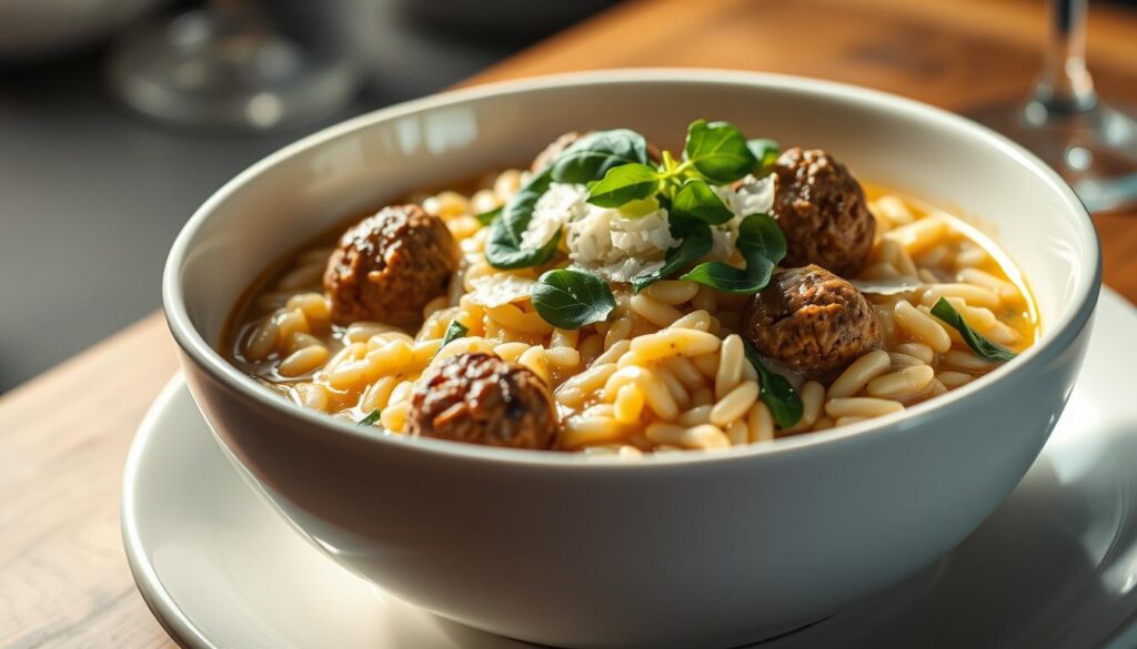 Italian wedding soup risotto recipe