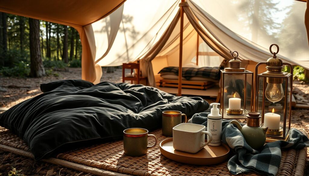 Stylish glamping packing essentials