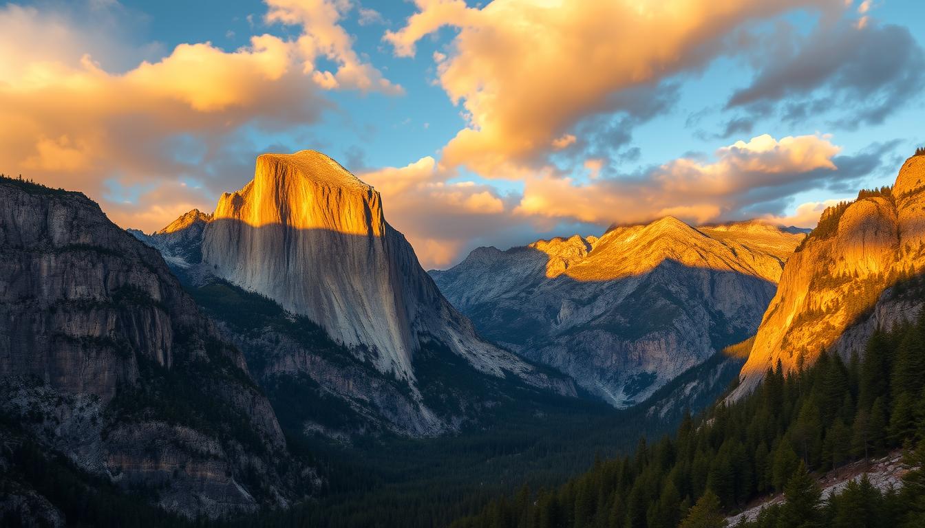 Yosemite Valley with El Capitan and Half Dome in America's most stunning national park
