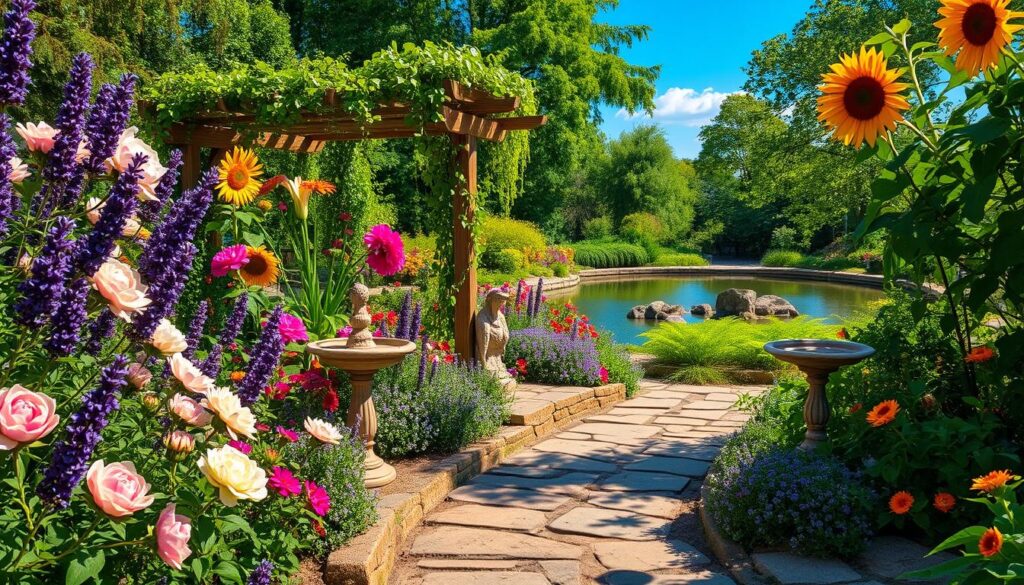 aesthetic garden elements