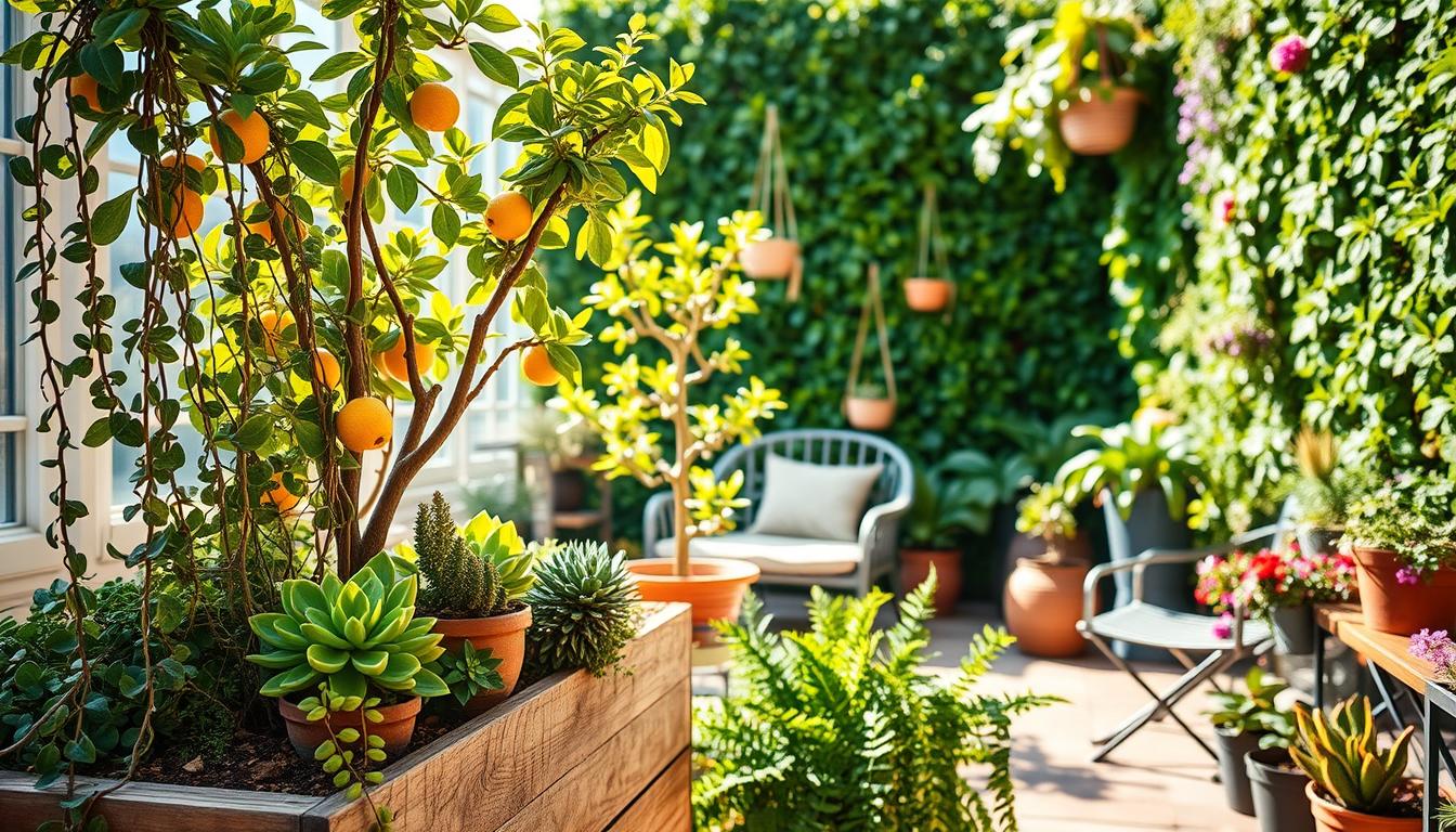 apartment garden