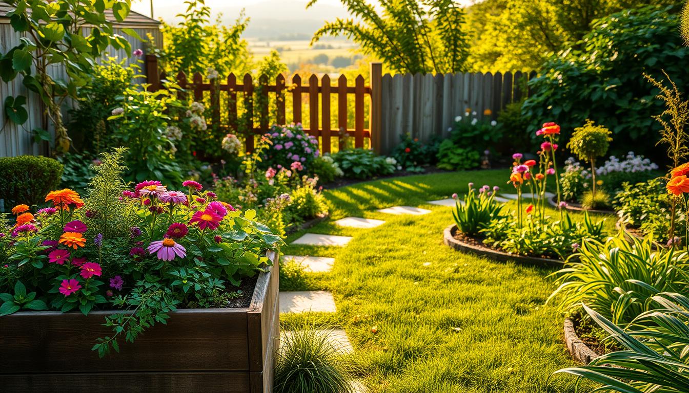 backyard garden bed