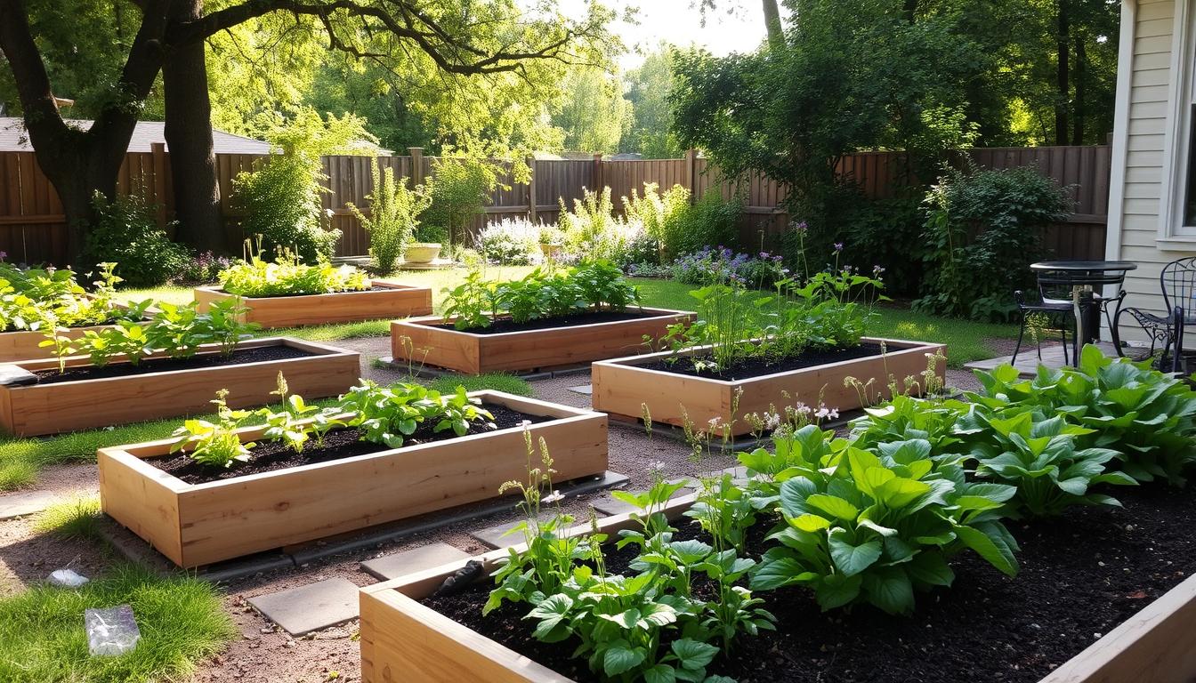 backyard garden boxes