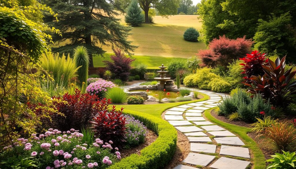 backyard garden layouts