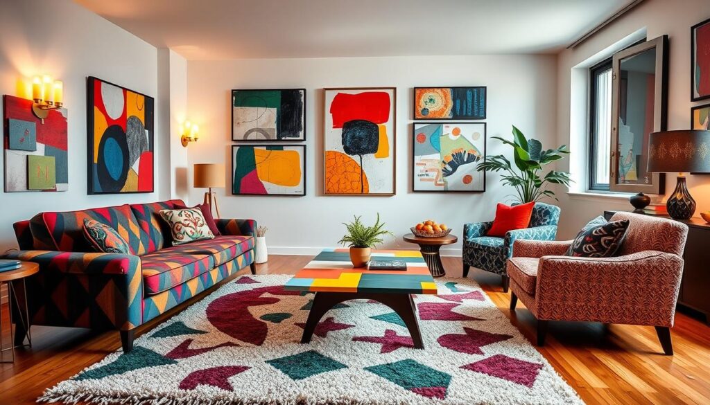 bold pattern mixing in interior design