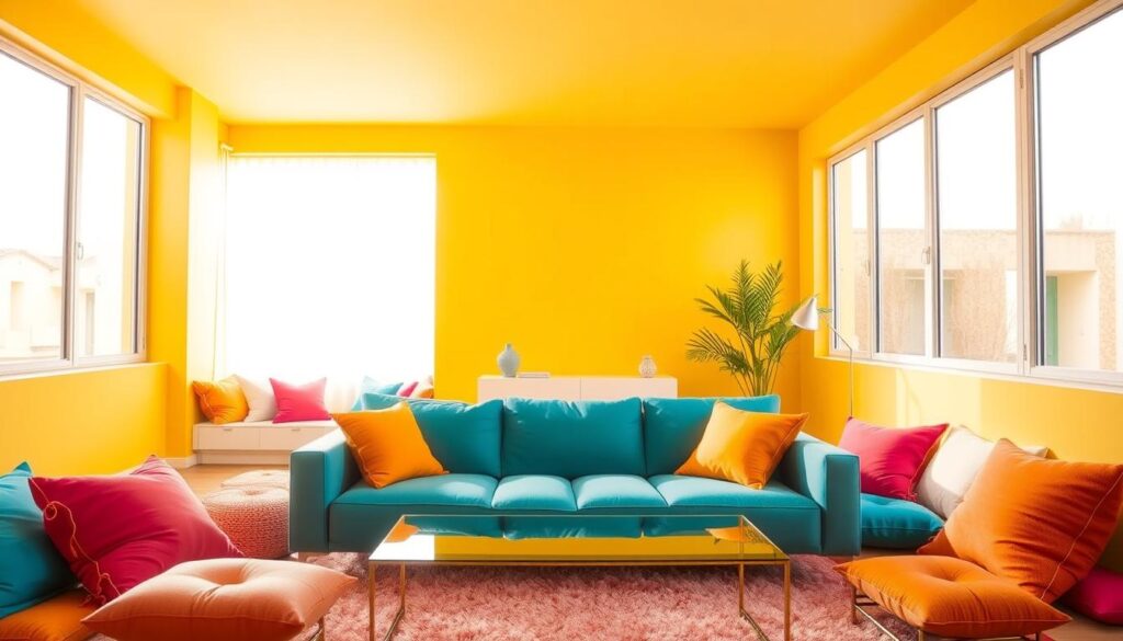 bright colors in home design