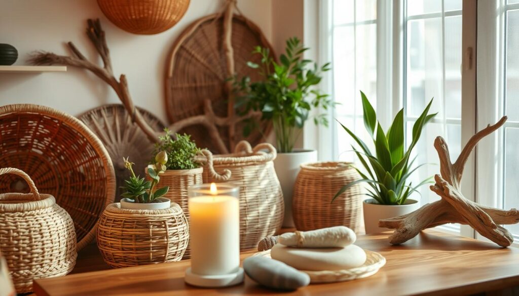 budget-friendly natural decor