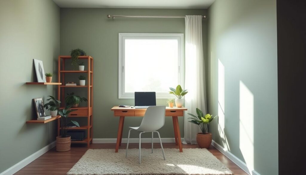 calming color palette for home office