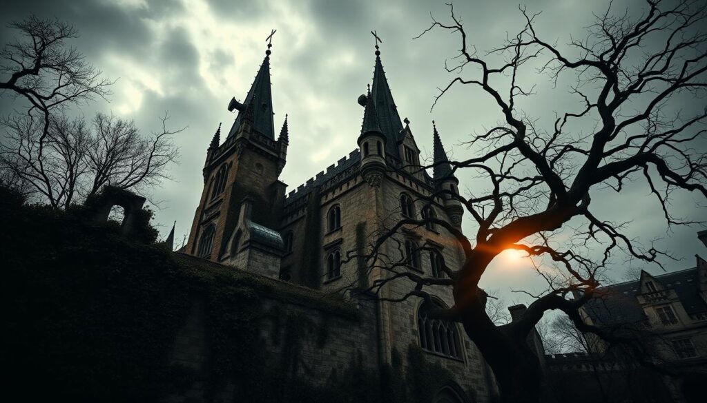 castlecore and dark academia themes