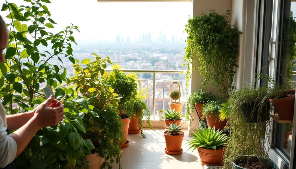choosing plants for apartment garden