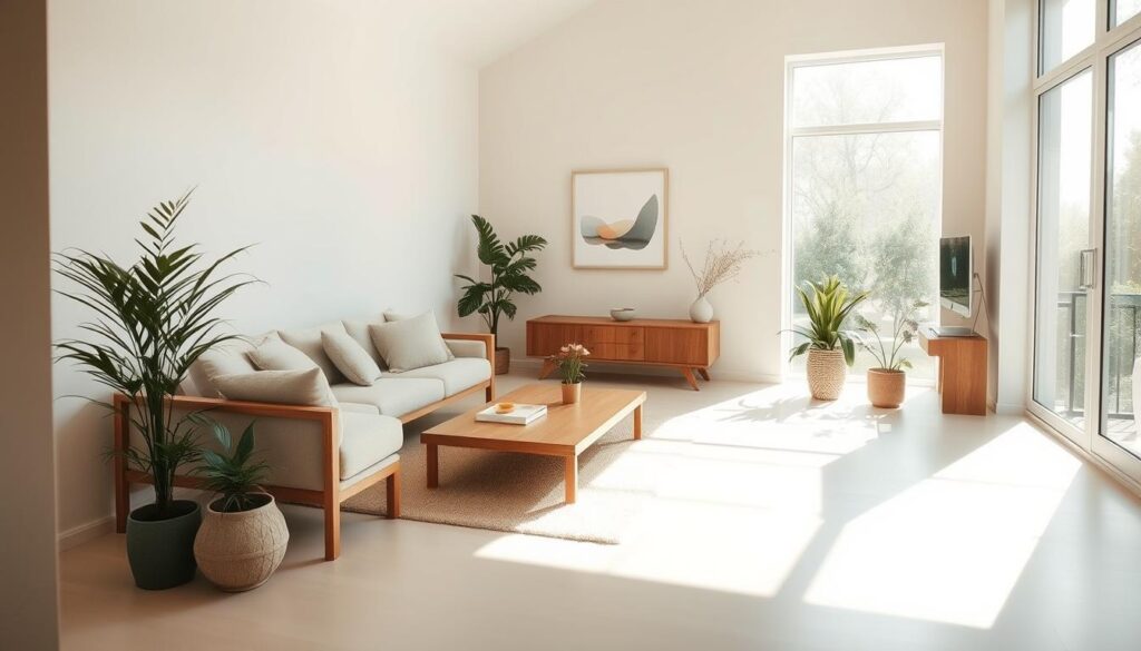 clutter-free living space