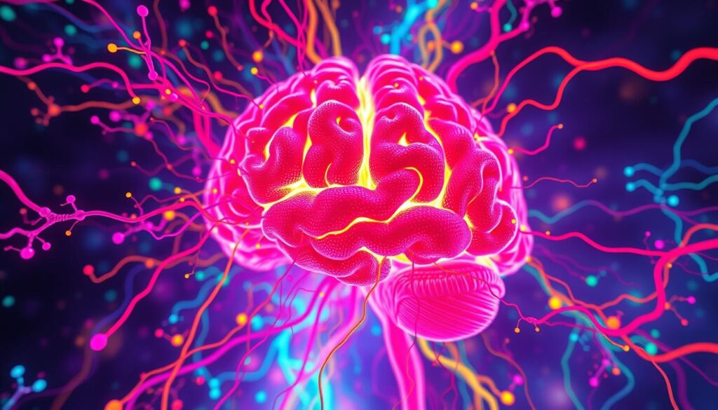 colorful brain stimulation