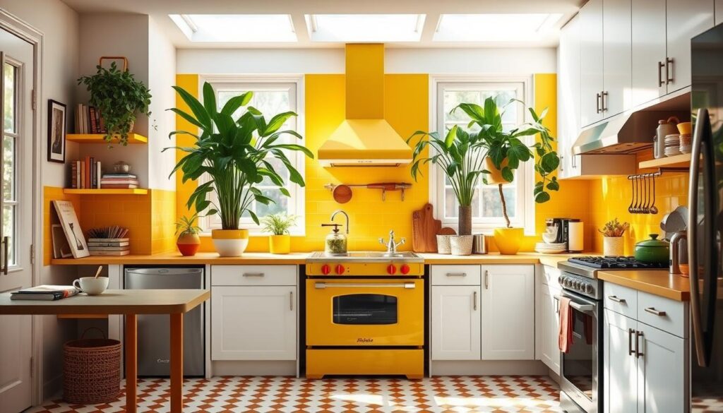 colorful kitchen design