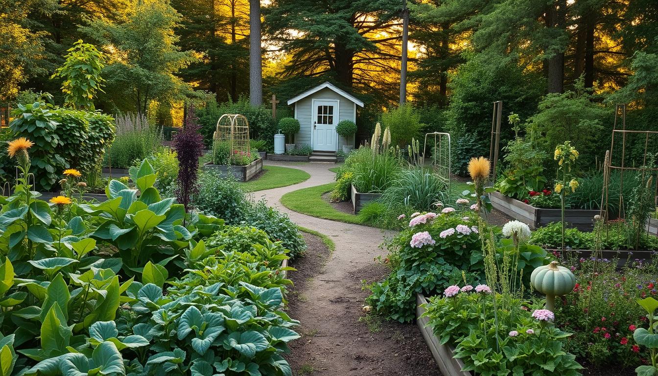 companion plant garden layout