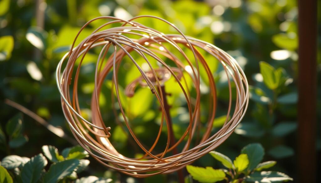 copper wire antenna for gardening