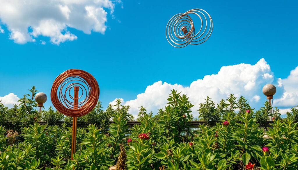 copper wire garden antenna