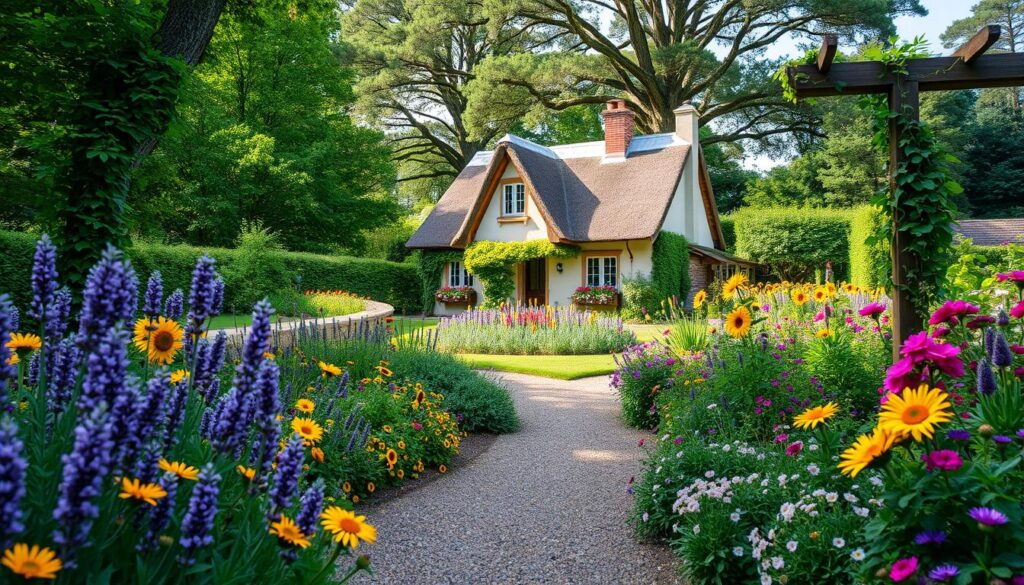 cottage garden for a charming look