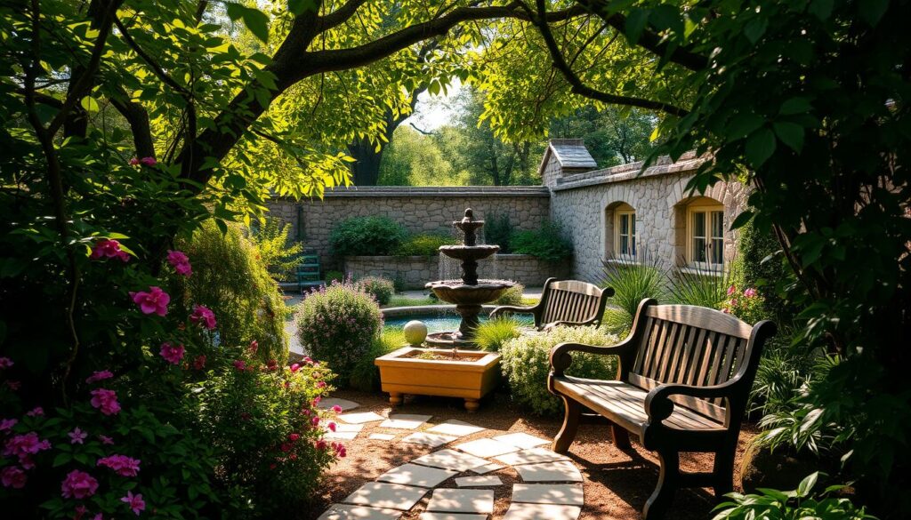 cozy garden retreat