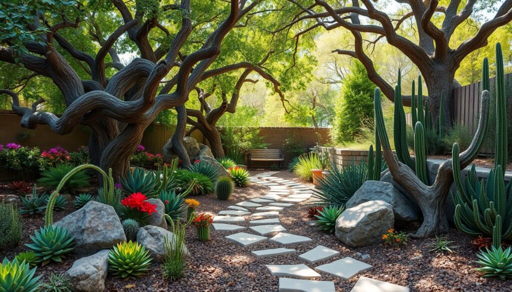 drought-resistant garden layout