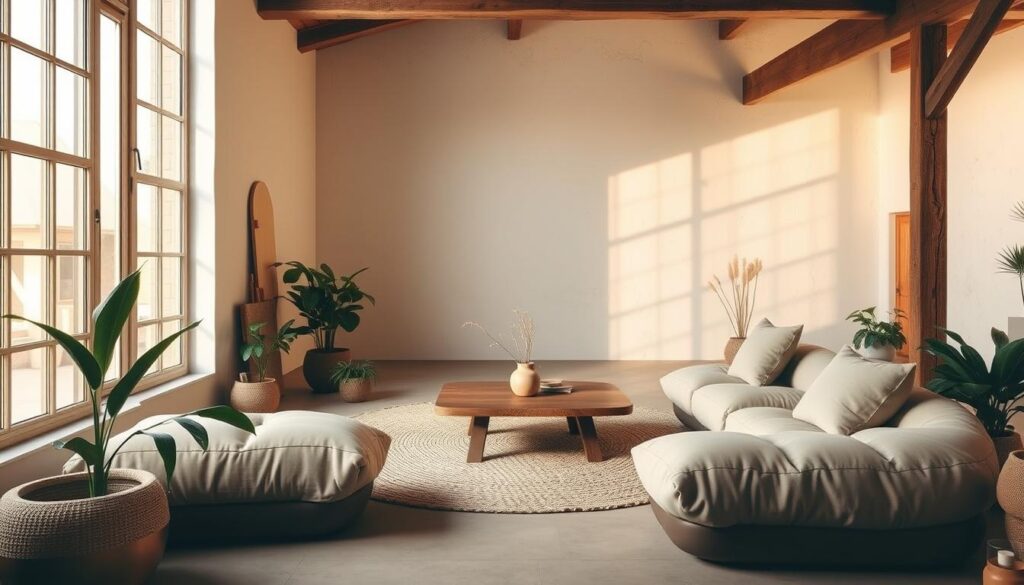 earthy color palettes for zen interiors