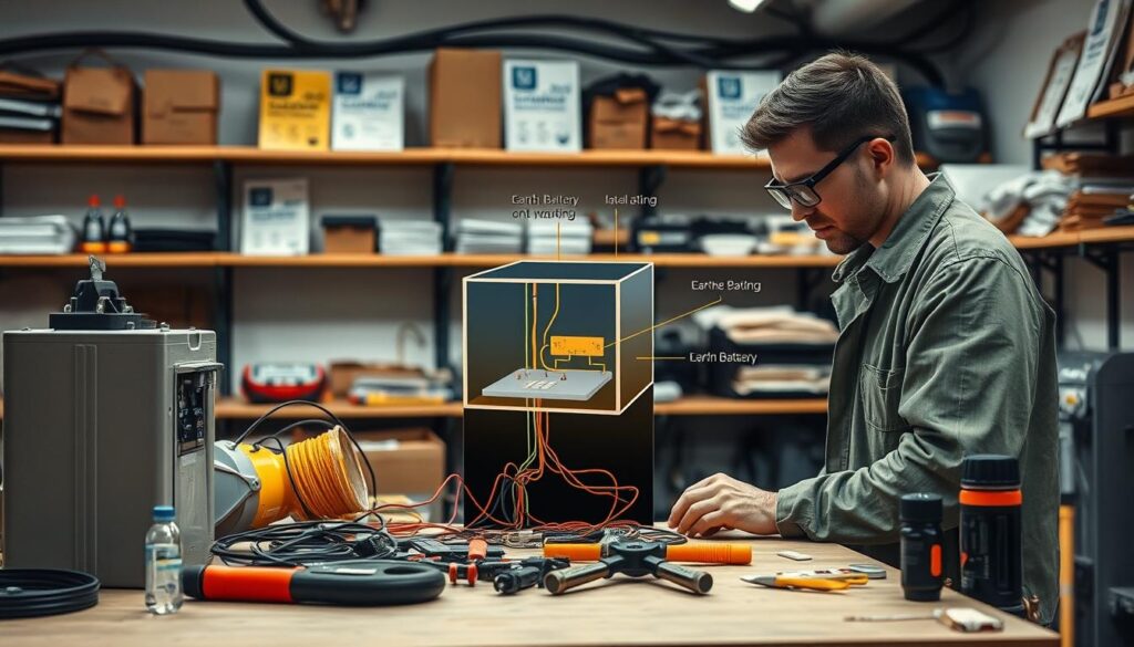 electrical safety for earth batteries