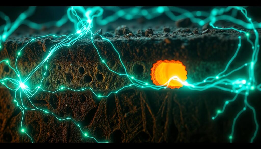 electron flow in soil
