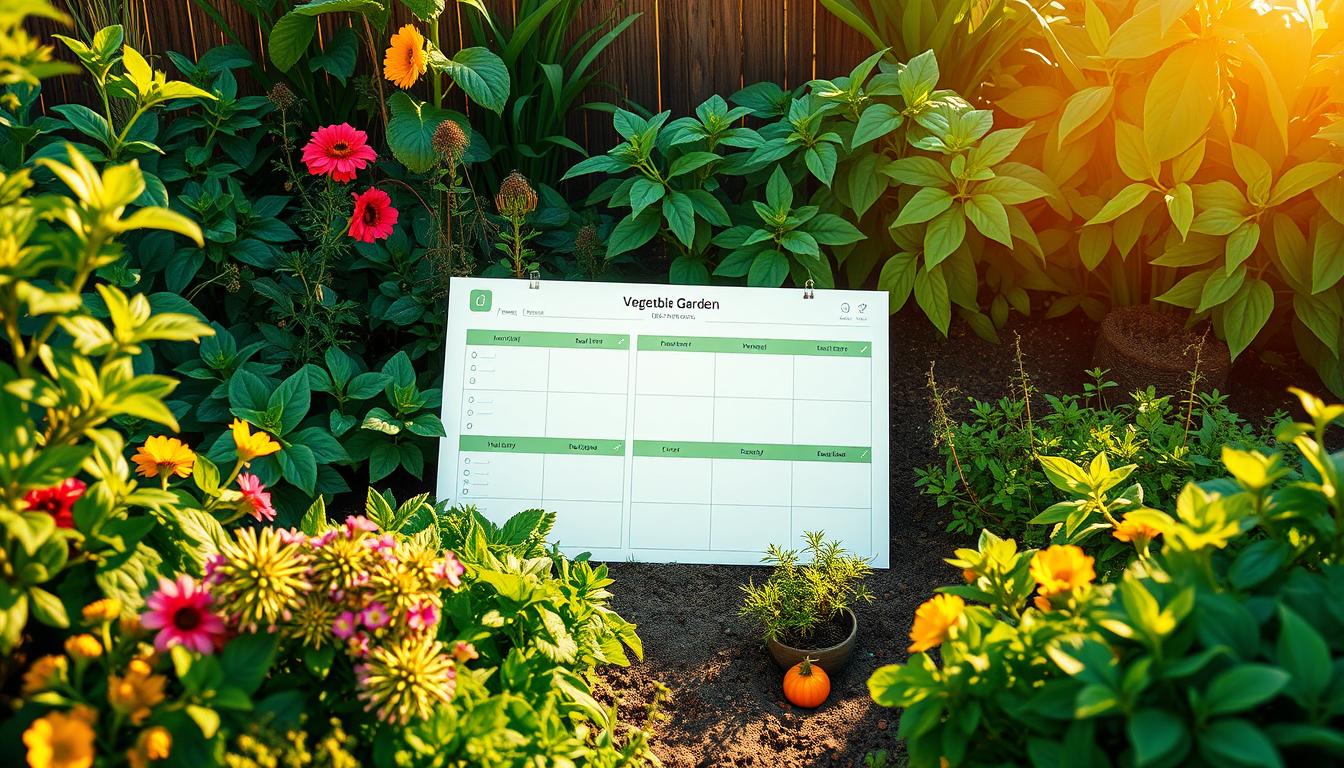 free vegetable garden planner template