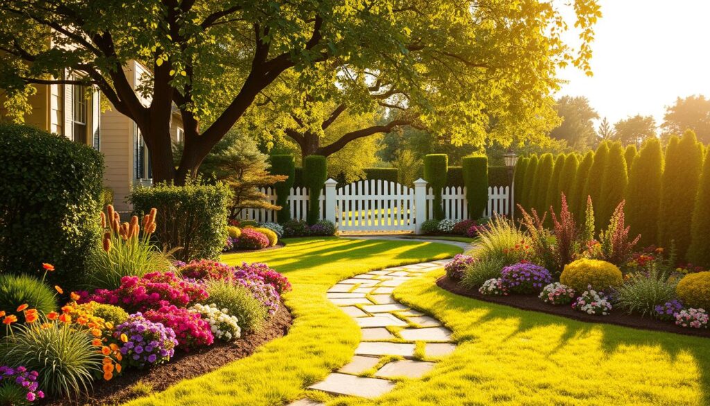front yard landscape