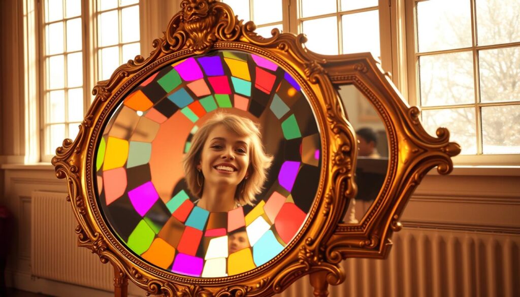 funky mirror for joyful reflections