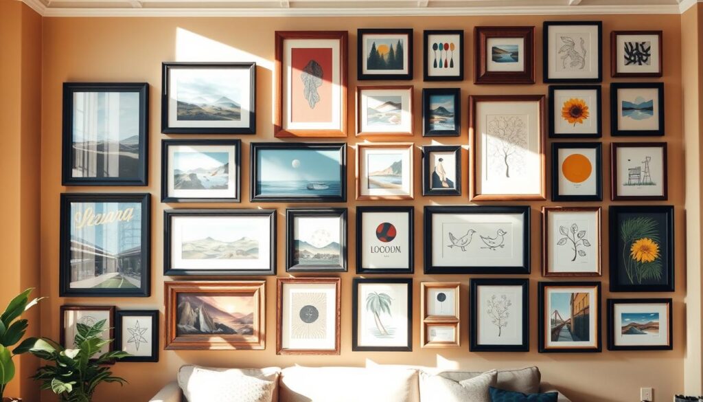 gallery wall arrangement