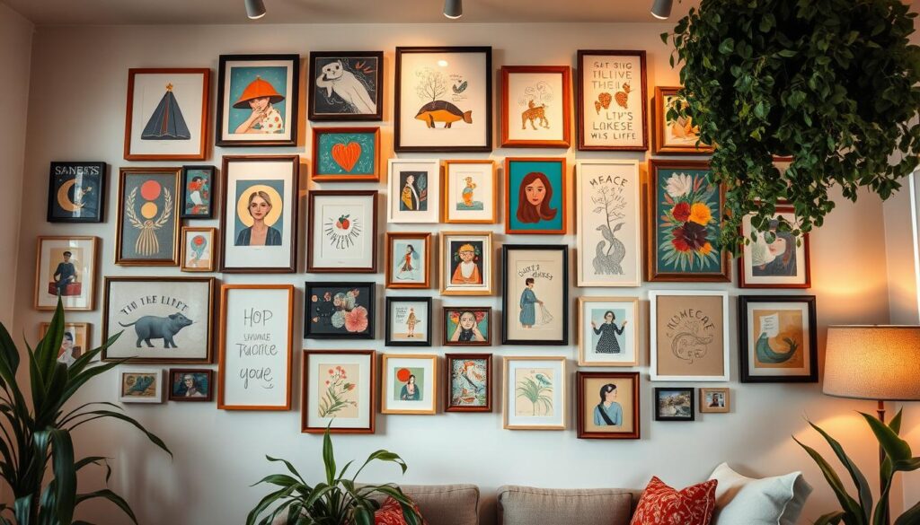 gallery wall art display