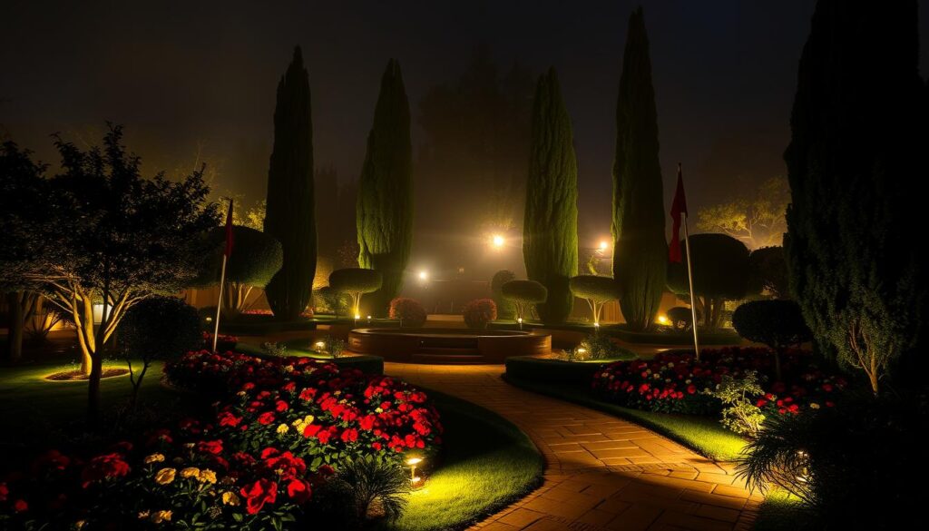 garden lighting design