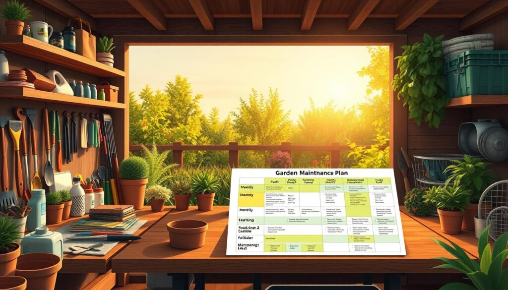 garden maintenance plan
