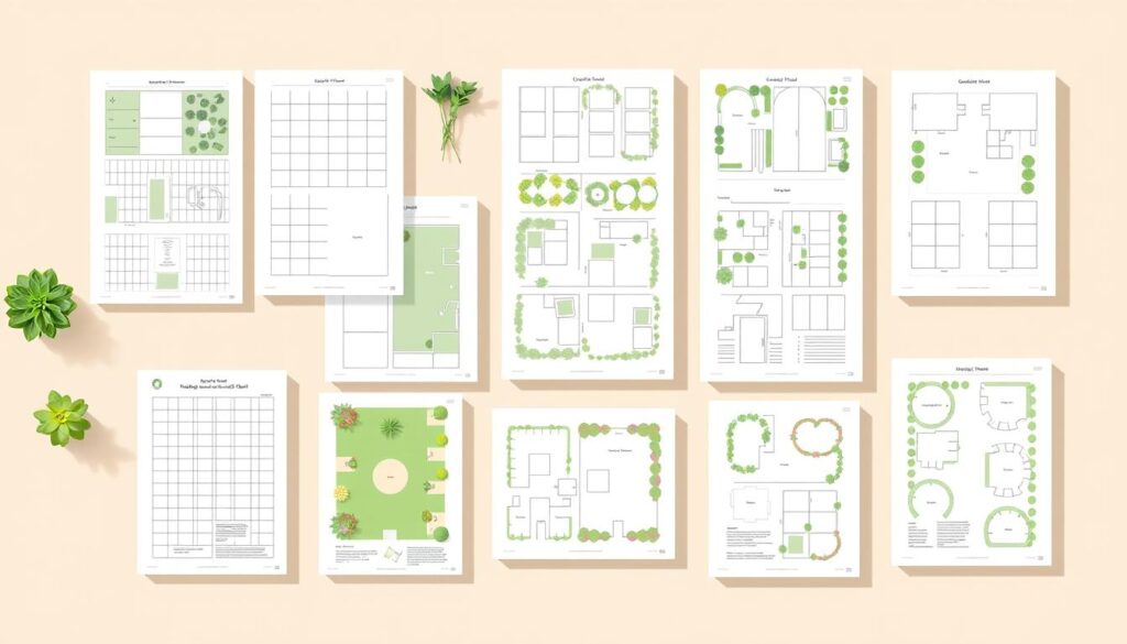 garden plan templates