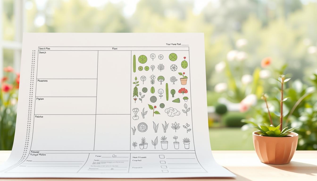 garden plan worksheet