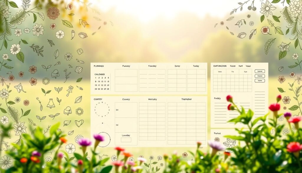 garden planning templates