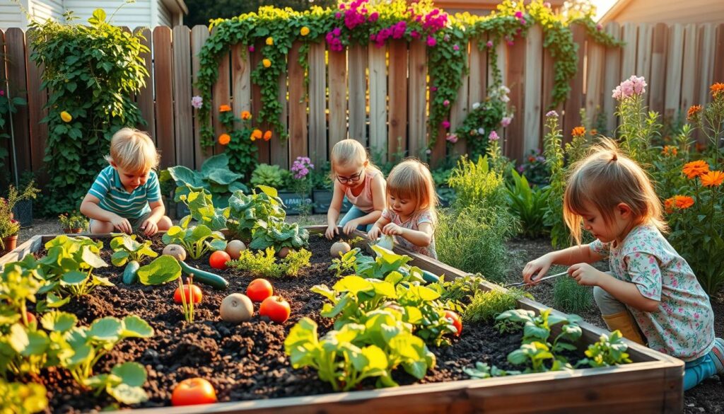 getting kids involved in gardening