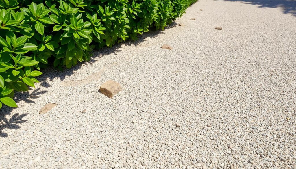gravel ground for low maintenance
