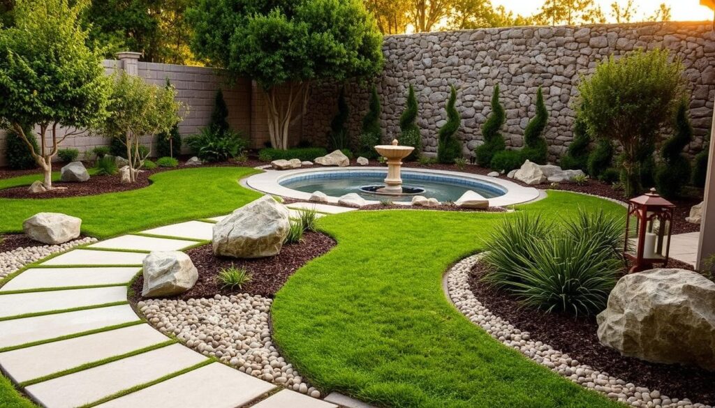 hardscaping elements