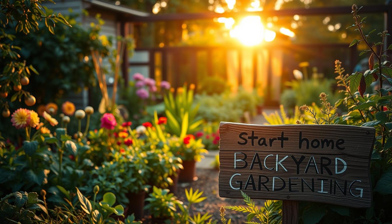 home backyard gardening