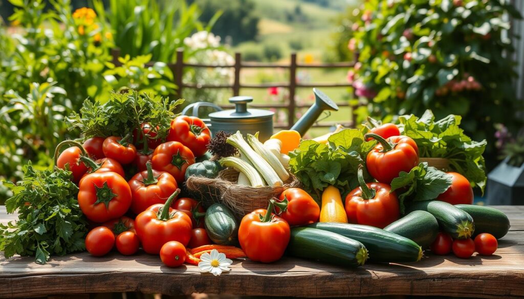homegrown vegetables