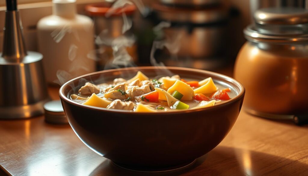 homemade chicken noodle soup