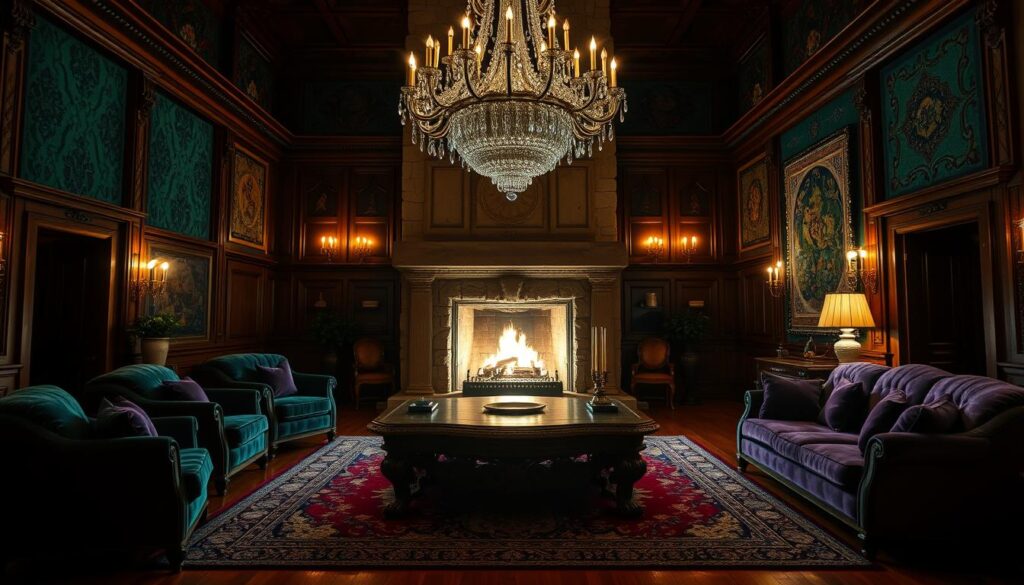 jewel tone interiors