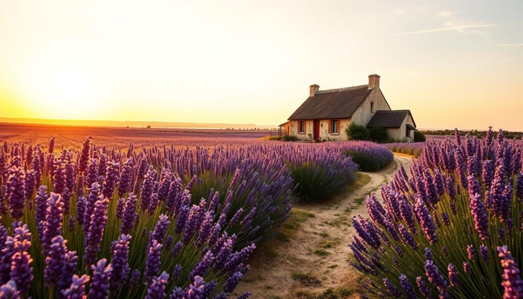 lavender field landscaping