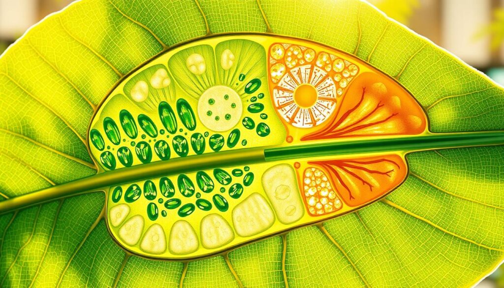 leaf structure and photosynthesis