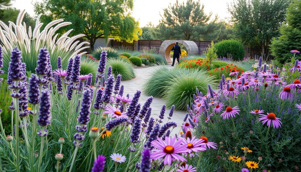low-maintenance garden