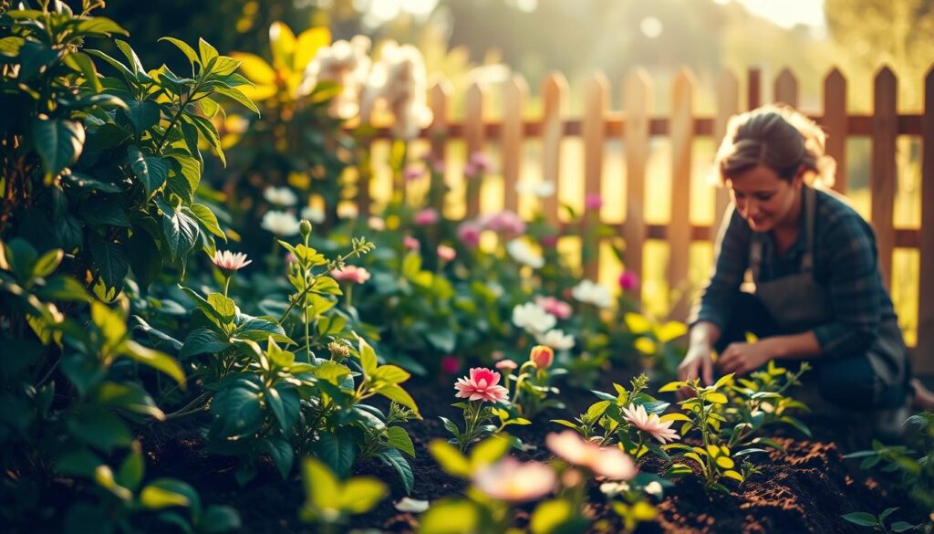 maintaining garden plan
