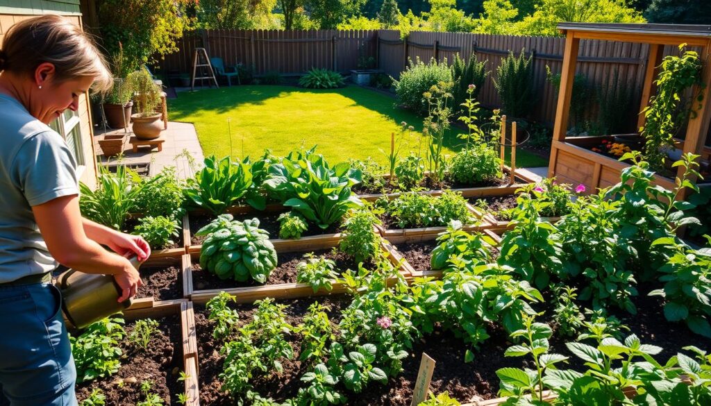 maintaining garden plants